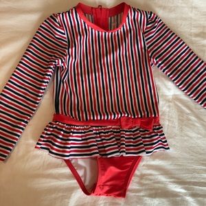 Red white & blue, 4th of July bathing suit!